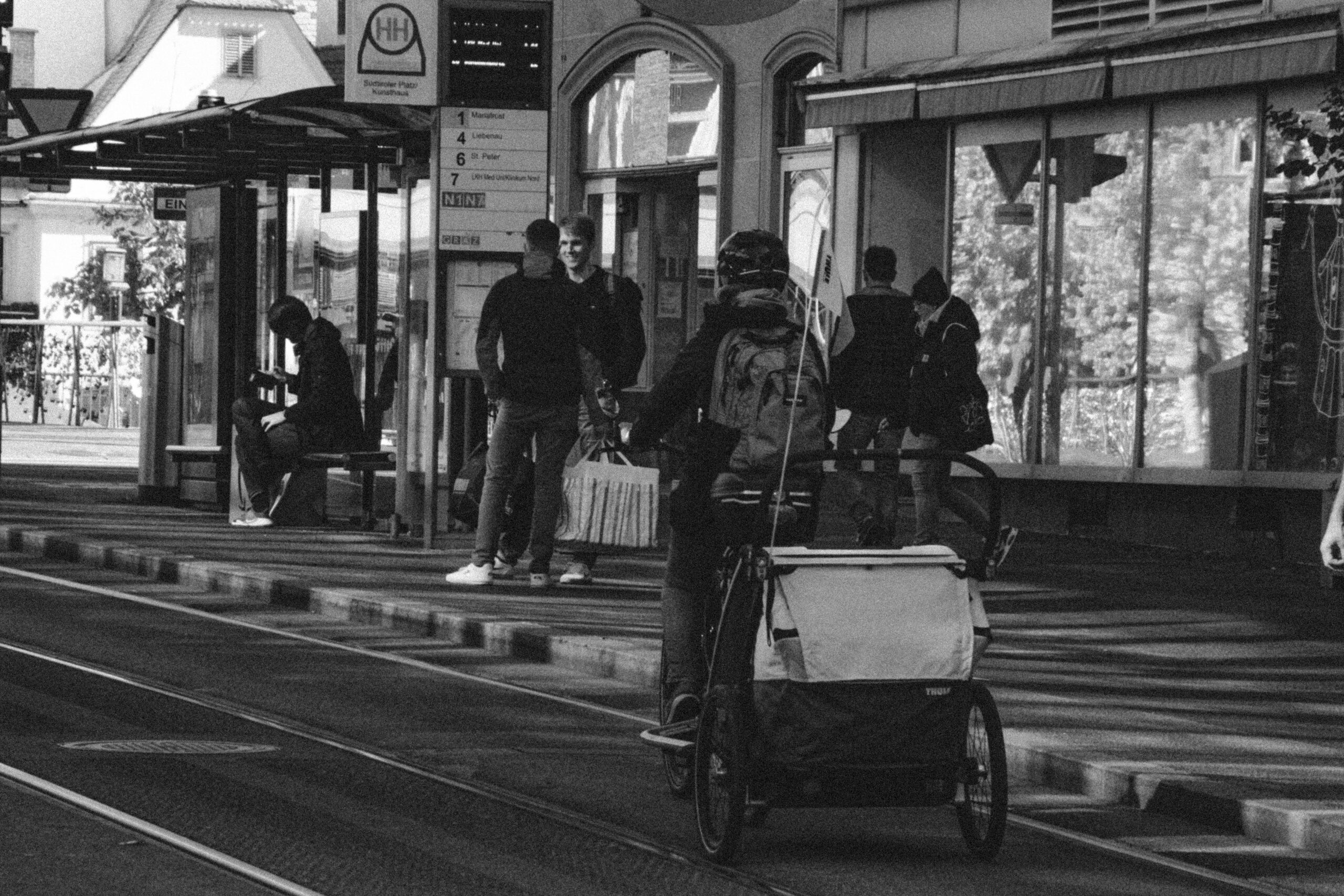 Kinderanhänger für das Fahrrad